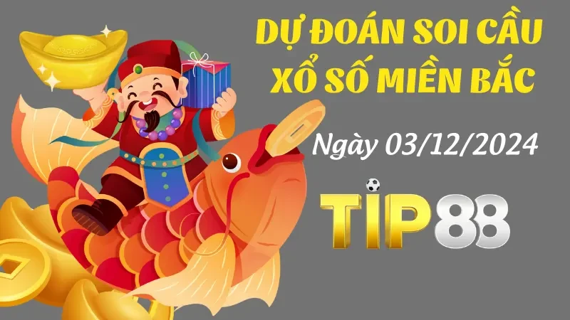 TIP88 Dự Đoán Soi Cầu Miền Bắc Ngày 03/12/1024 - Chọn Số Đẹp, Thắng To